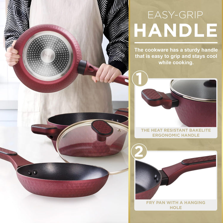 4 Piece Nonstick Cookware Set