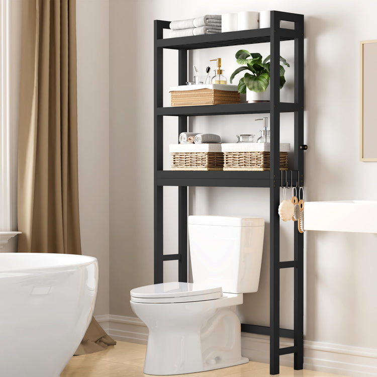 Bamboo Over The Toilet Storage Cabinet (3 Count)