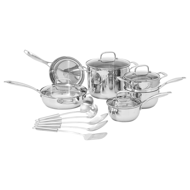 Stainless Steel Cookware 15 (15 count)