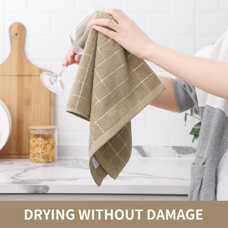 100% Cotton Terry Kitchen Towels (6 Count)