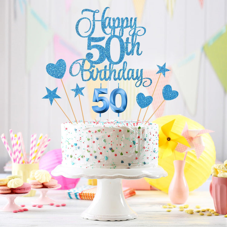 50th Birthday Cake Decorations