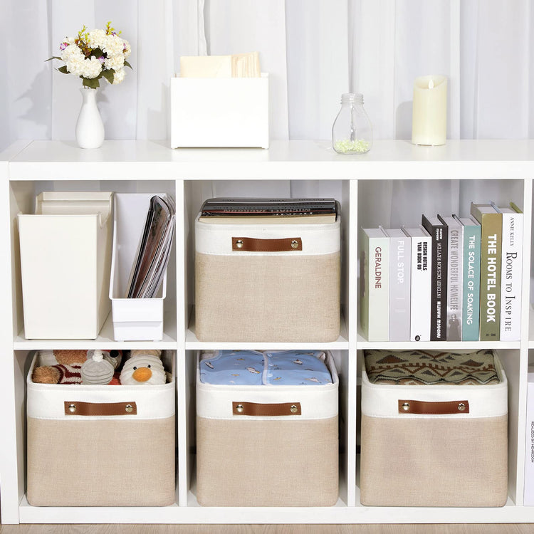 Fabric Storage Bins for Laundry (4 Count)