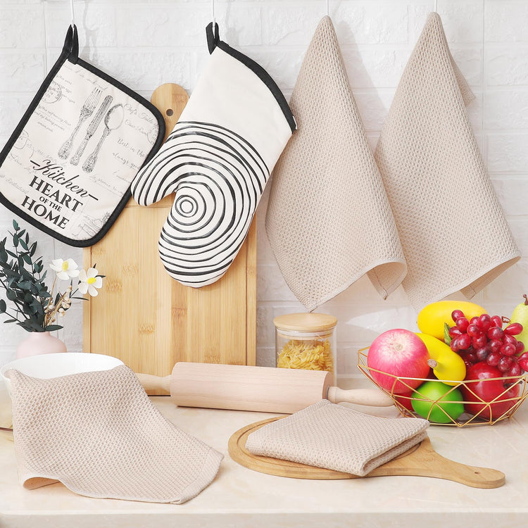 100% Cotton Waffle Weave Kitchen Dish Cloths 24 (24 Count)