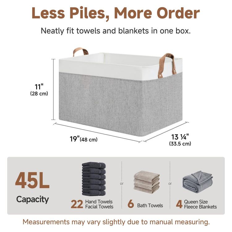 Fabric Storage Bins (2 Count)