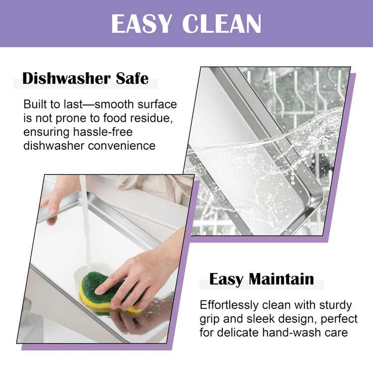 Large Baking Sheet with Wire Rack (4 Count)