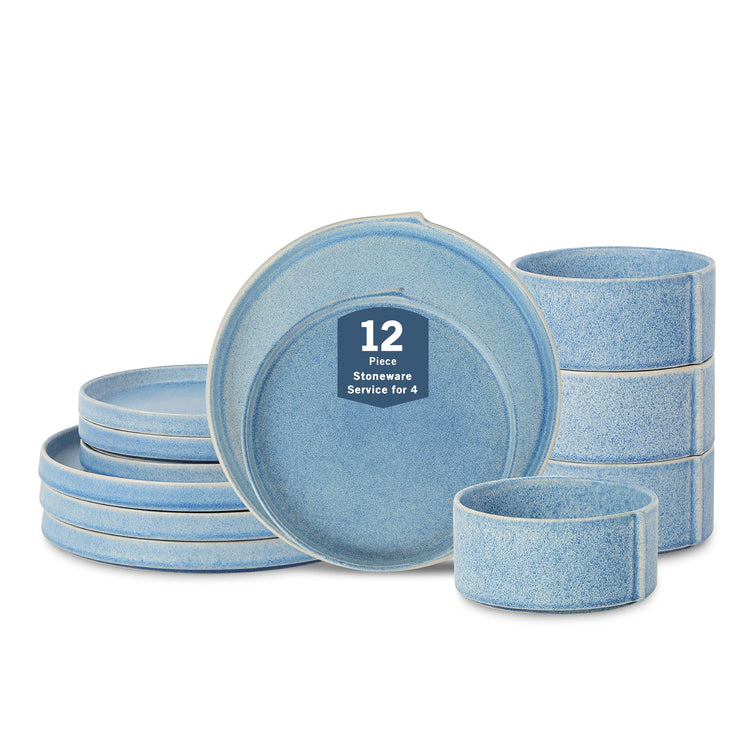 Bao 12 Piece Dinnerware Set Stoneware