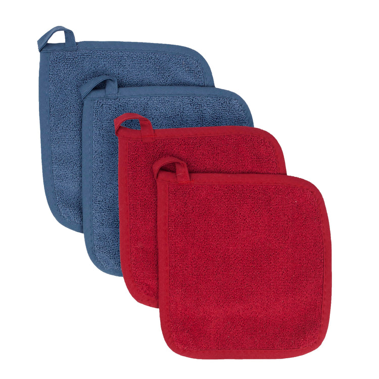 Terry Potholder & Hot Pad (4 Count)