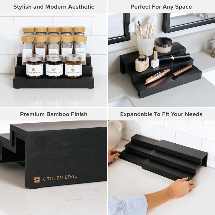 3 Tier Expandable Spice Rack Organizer