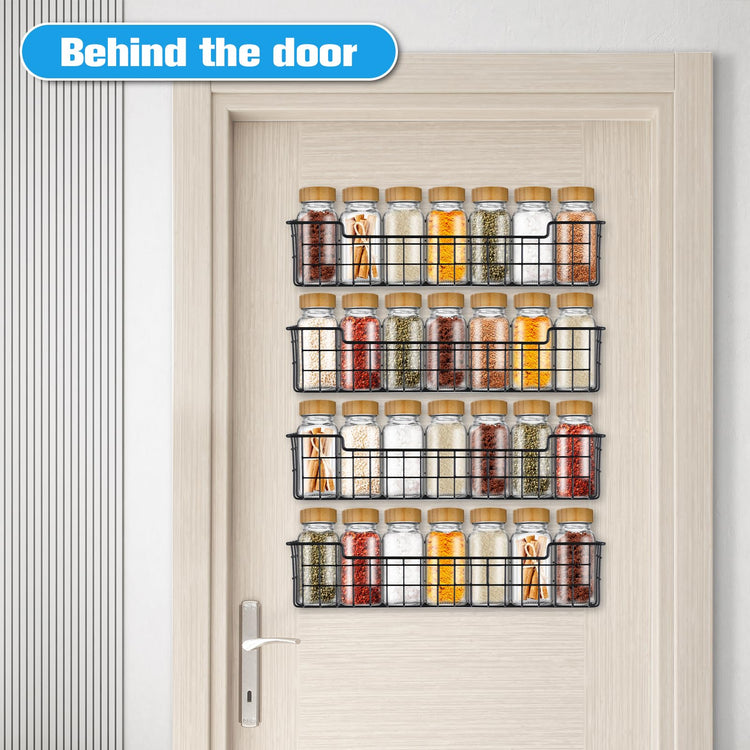 Spice Rack Organizer Wall Mount (2 Count)