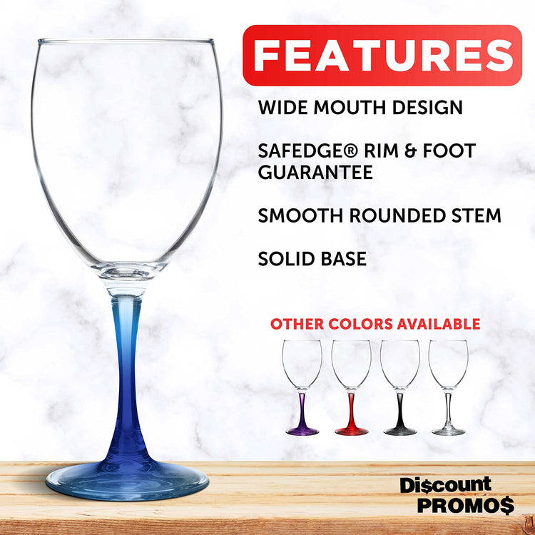 Nuance Wine Glasses by ARC 10.5 oz. Set of 10 (10 Count)