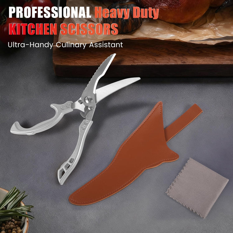 Upgrade Heavy Duty Stainless Steel Kitchen Scissors