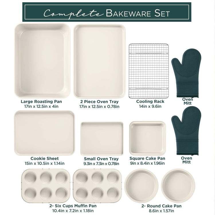 Nonstick Stackable Bakeware Set