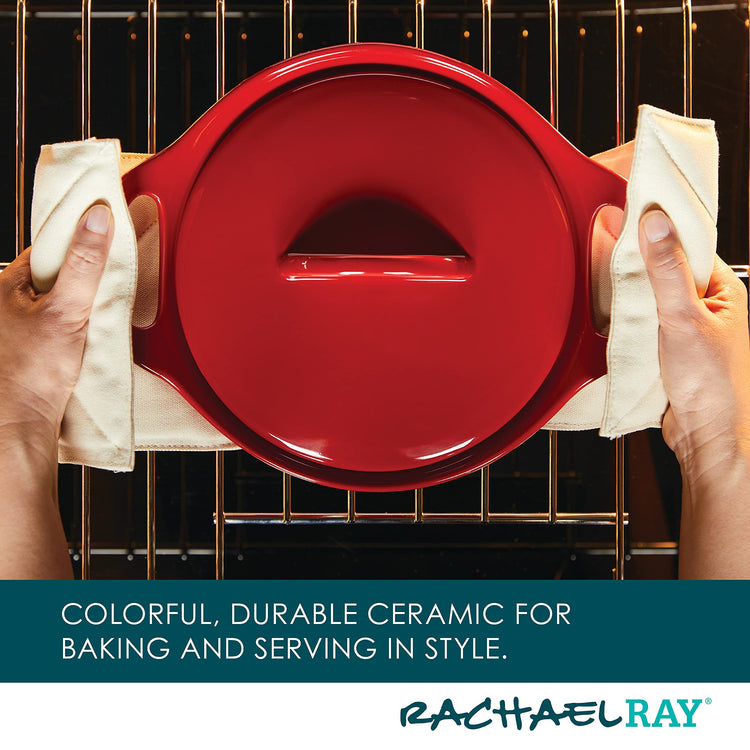 Solid Glaze Ceramics Casserole Bakers (3 Count)