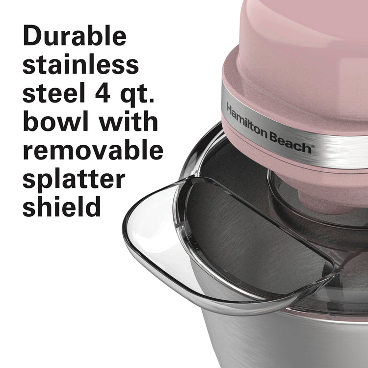 4 Quart Electric Stand Mixer With 7 Speeds