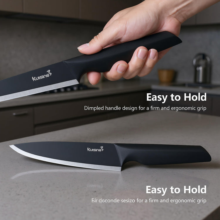 Upgraded Chef Knife Set One Piece Molding High Carbon Stainless Steel (15 Count)