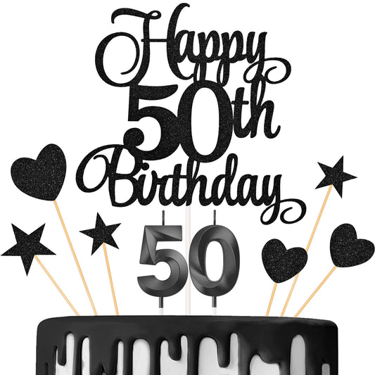 50th Birthday Cake Decorations
