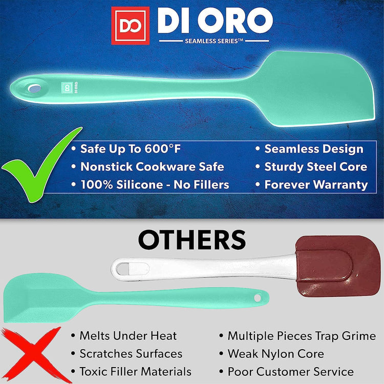 DI ORO Silicone Spatula Set (5 Count)