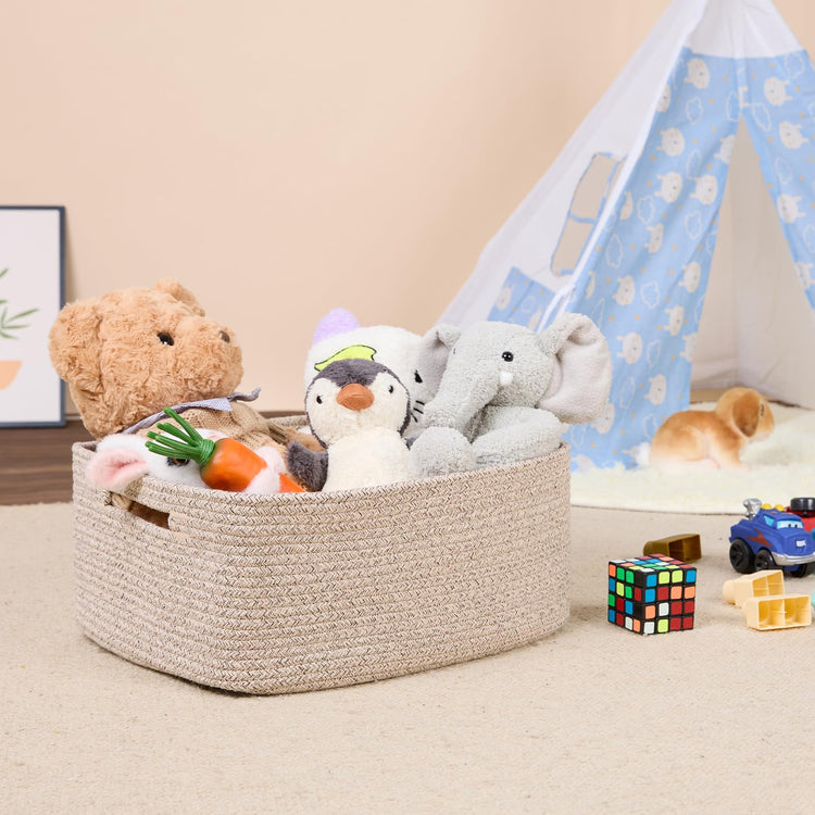 Large Storage Baskets for Shelves (3 Count)