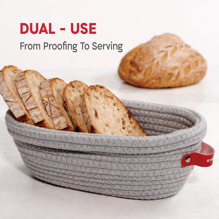 Cotton Rope Banneton Bread Proofing Basket Set (2 Count)