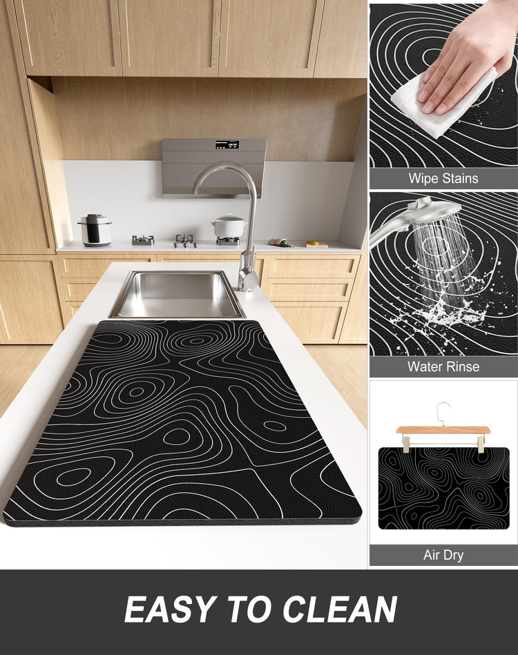 Dish Drying Mat for Kitchen Counter