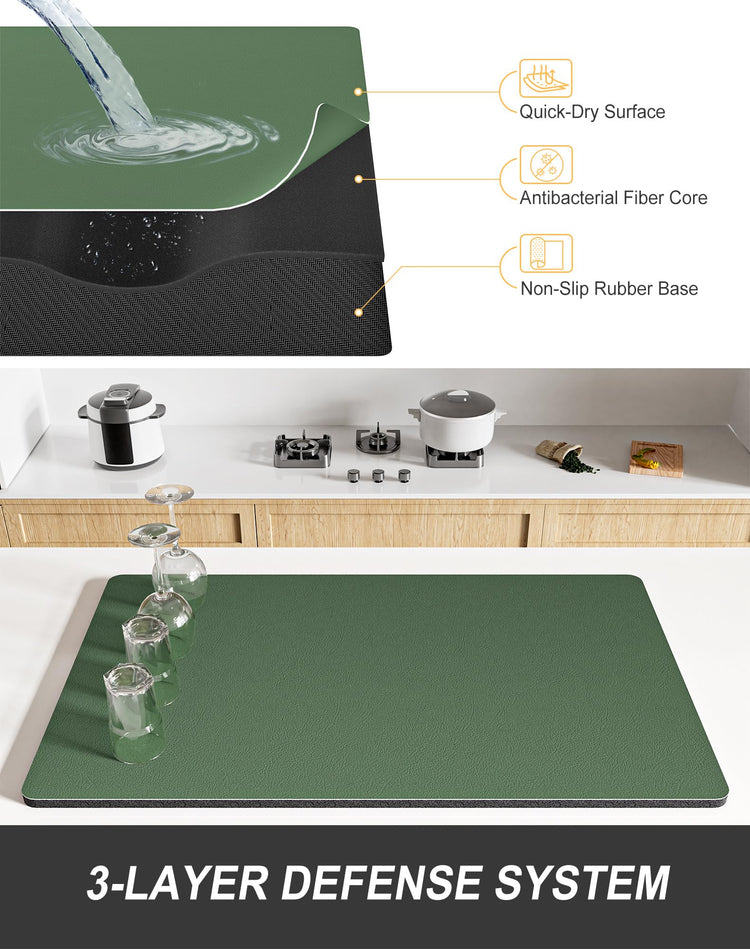 Dish Drying Mat for Kitchen Counter
