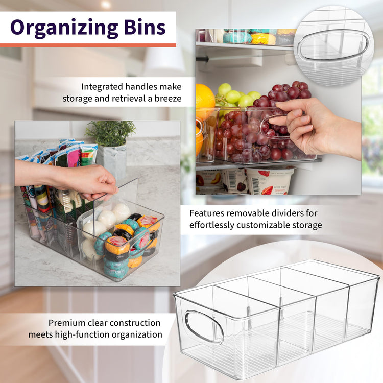 Pantry Organizers and Storage and Cabinet Organizer (4 Count)