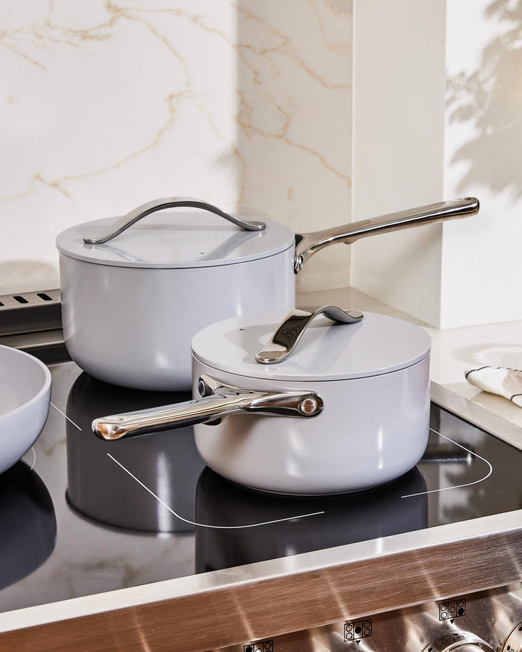 Non Stick 1.75 qt Ceramic Sauce Pan with Lid