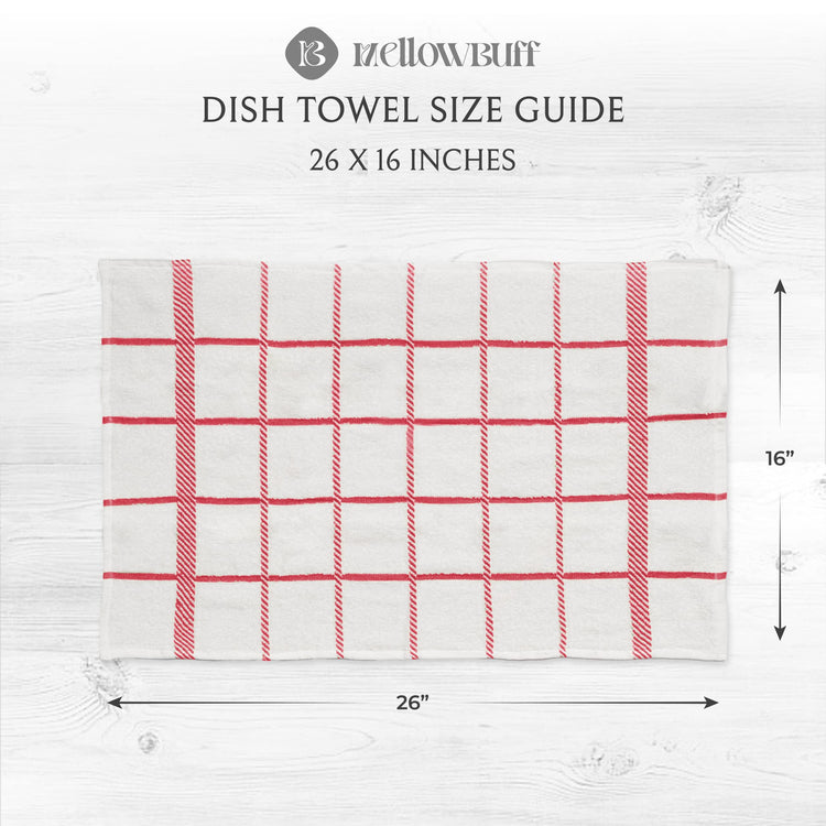 100% Cotton Terry Dish Cloth & Dish Towel (4 Count)