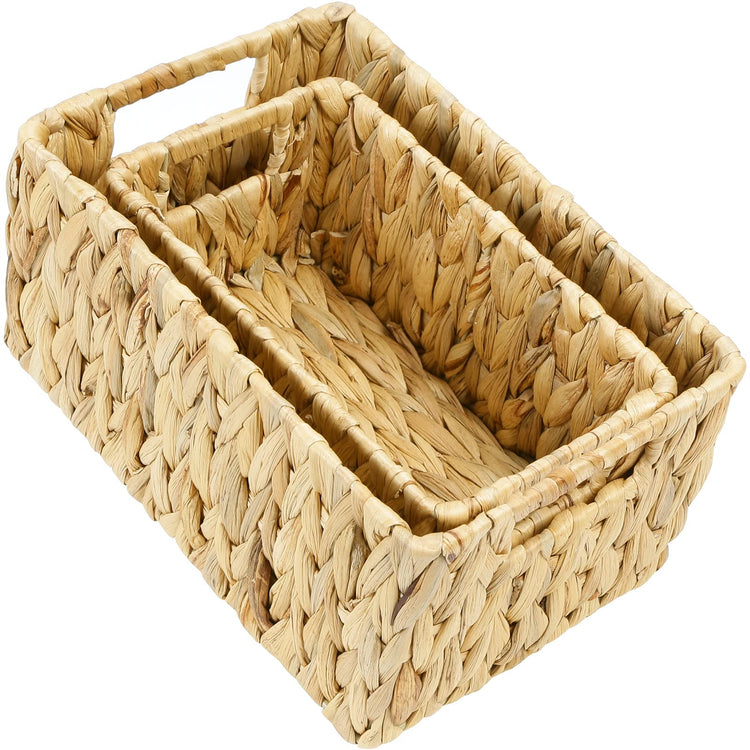 Water Hyacinth Storage Baskets (2 Count)