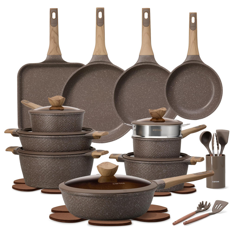 31pcs Nonstick Pots and Pans Set