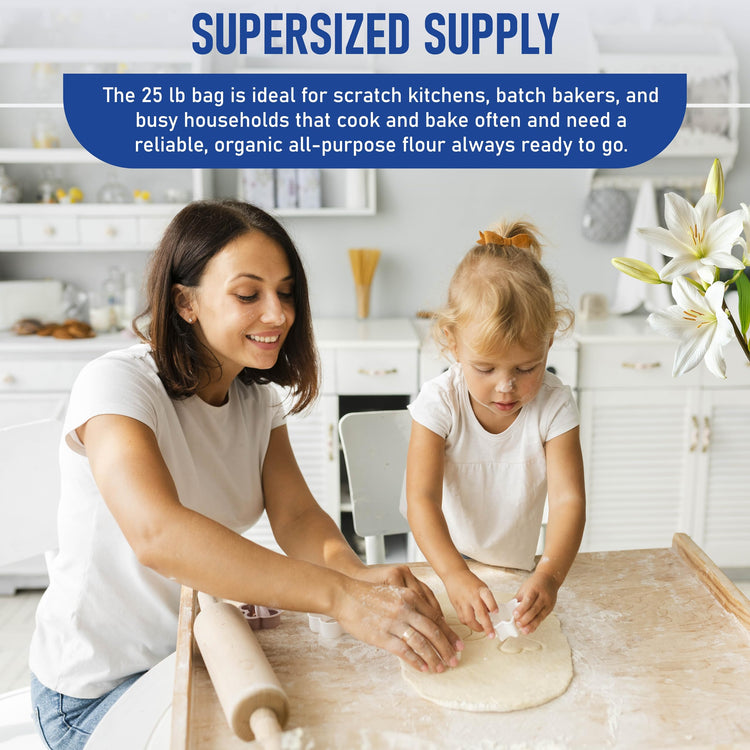 Organic Lily White All Purpose Flour (400 Ounce)