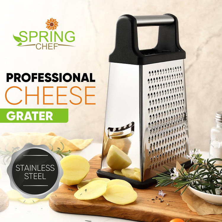 Stainless Steel XL Cheese Grater for Kitchen