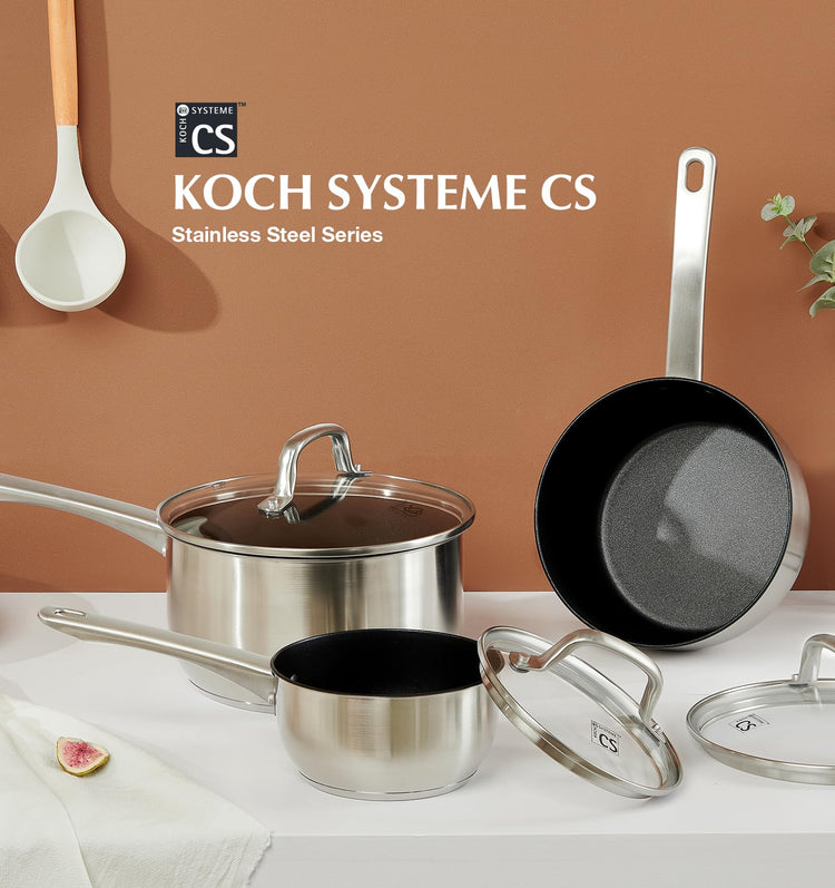 Stainless Steel Saucepan Set (3 Count)