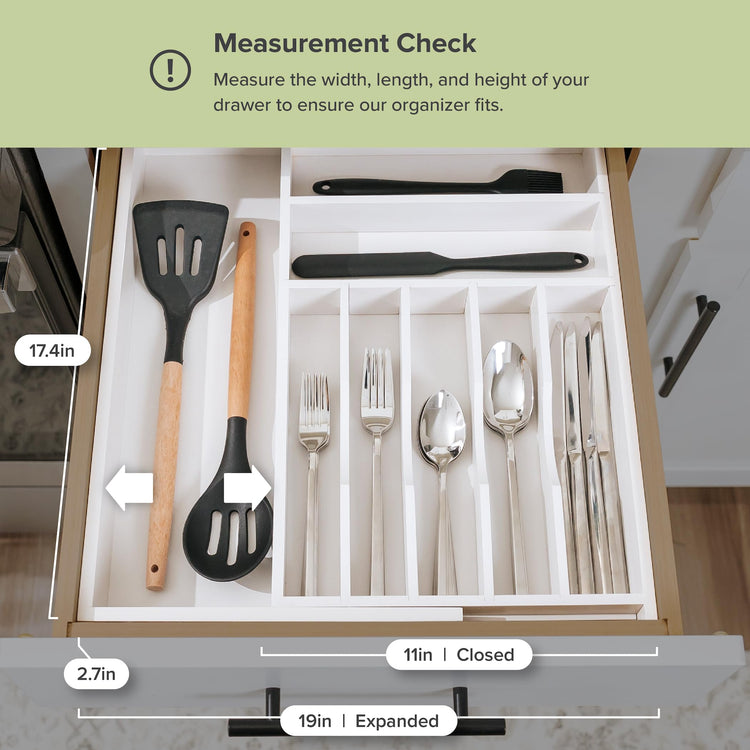 Silverware & Utensil Drawer Organizer