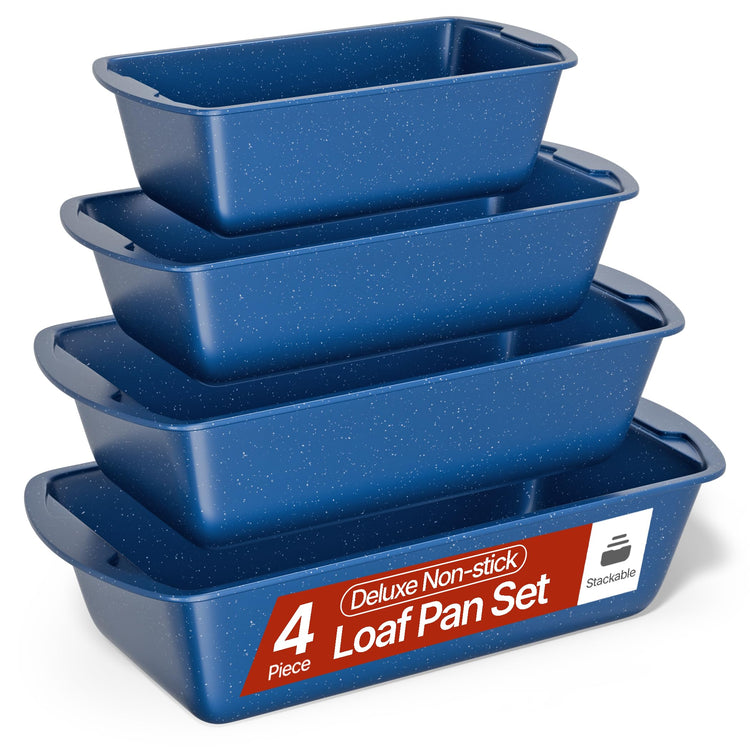 Nonstick Loaf Pan Set Pack of 4 (4 Count)