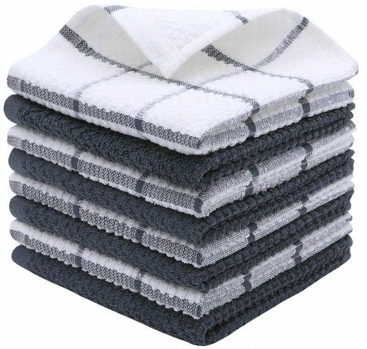 Cotton Dish Towels For Kitchen (8 Count)