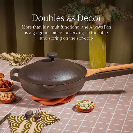 Our Place Mini Always Pan 2.0-8.5” (1.2 Qt) Nonstick, Toxin-Free Ceramic Cookware | Patented 10-in-1 Aluminum Frying & Sauté Pan | Safe for Oven, Induction & All Cooktops up to 450°F | Sage - Nestoria
