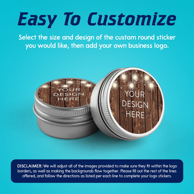 Custom Vinyl Stickers Your Image (100 Count)