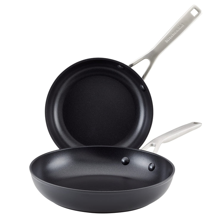 Hard Anodized Nonstick Frying Pan Set