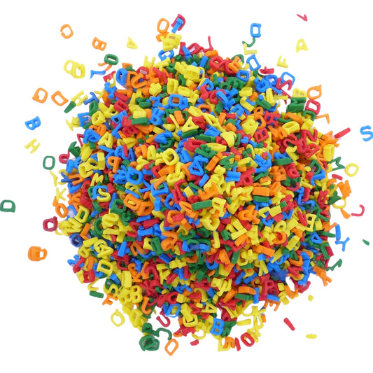 Quins Alphabet Sprinkles for Cake Decorating (6.1 Ounce)