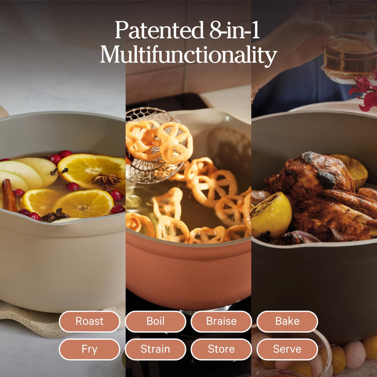 Perfect Pot 5.5 Qt Nonstick Ceramic Pot & Dutch Oven with Lid