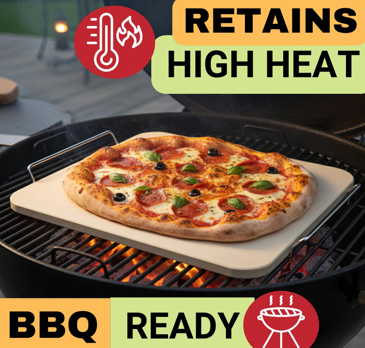 Pizza Stone for Oven and Grill Set (5 Count)