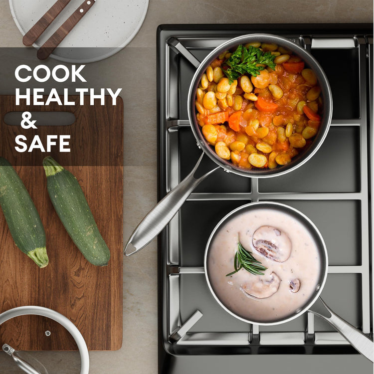 1.5 Quart Stainless Steel Saucepan