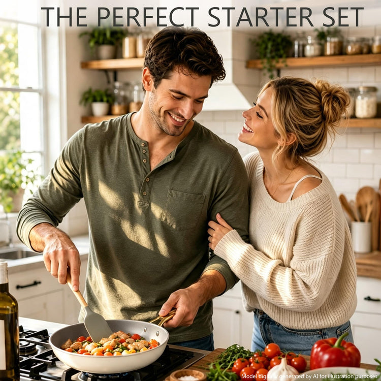 7 Piece Ceramic Cookware Set