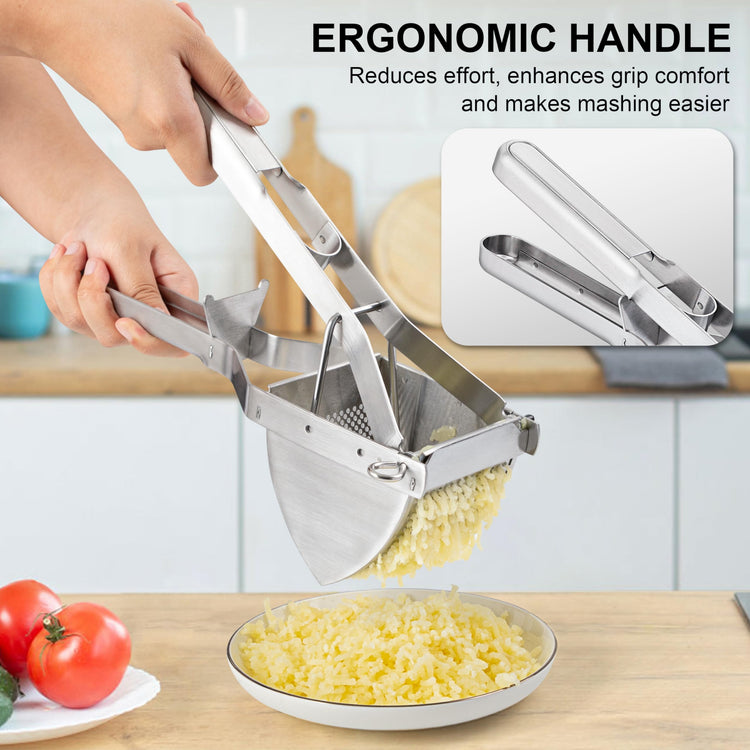 Potato Ricer Stainless Steel Potato Masher & Squeezer