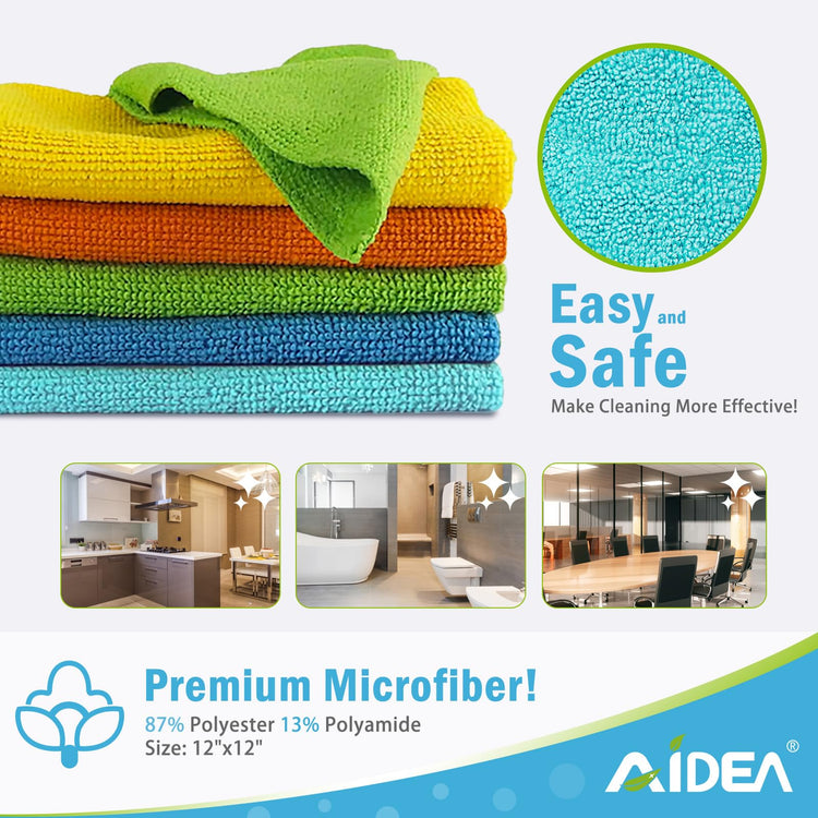 Microfiber Cleaning Cloth (50 Count)
