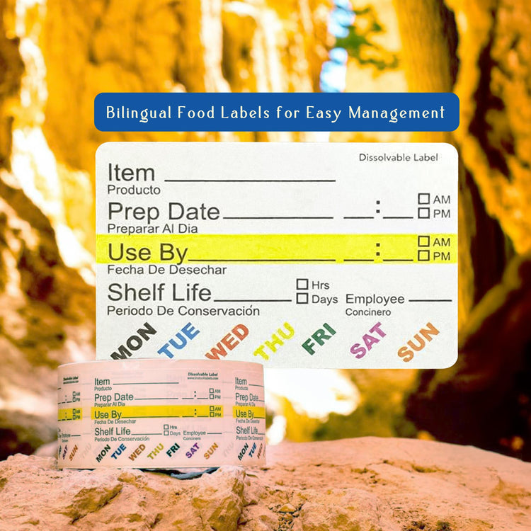 InStockLabels Dissolvable Food Rotation Labels (2500 Count)