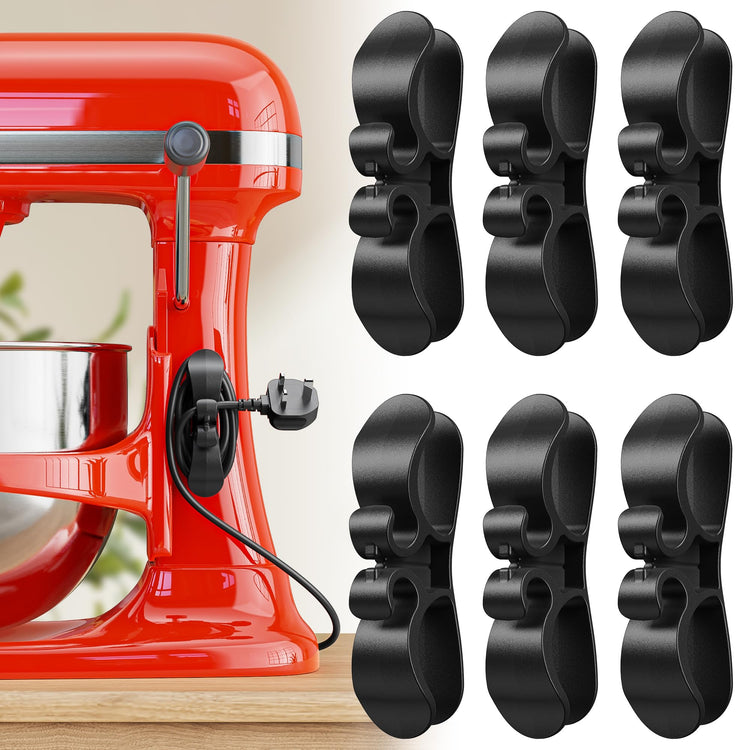 6PCS Upgraded Cord Organizer for Appliances (6 Count)