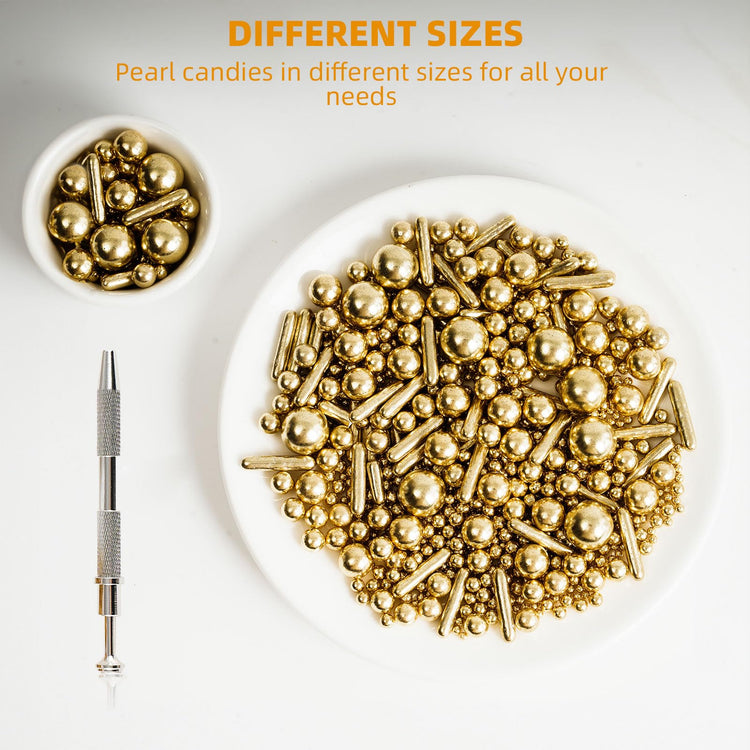 Gold Mix Sugar Sprinkles (4.16 Ounce)