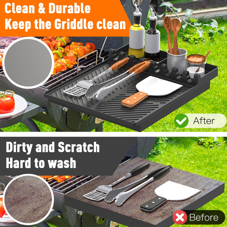 Silicone Grill Mat Compatible with Blackstone